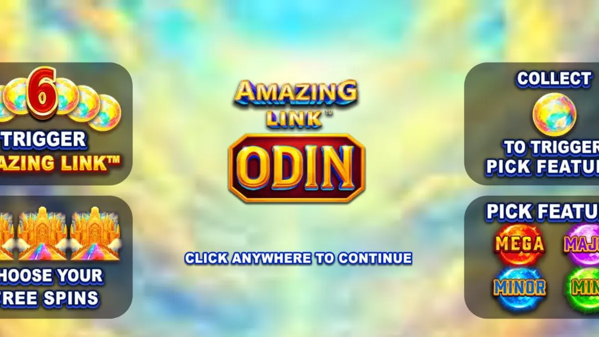 Amazing Link Odin slot gameplay interface
